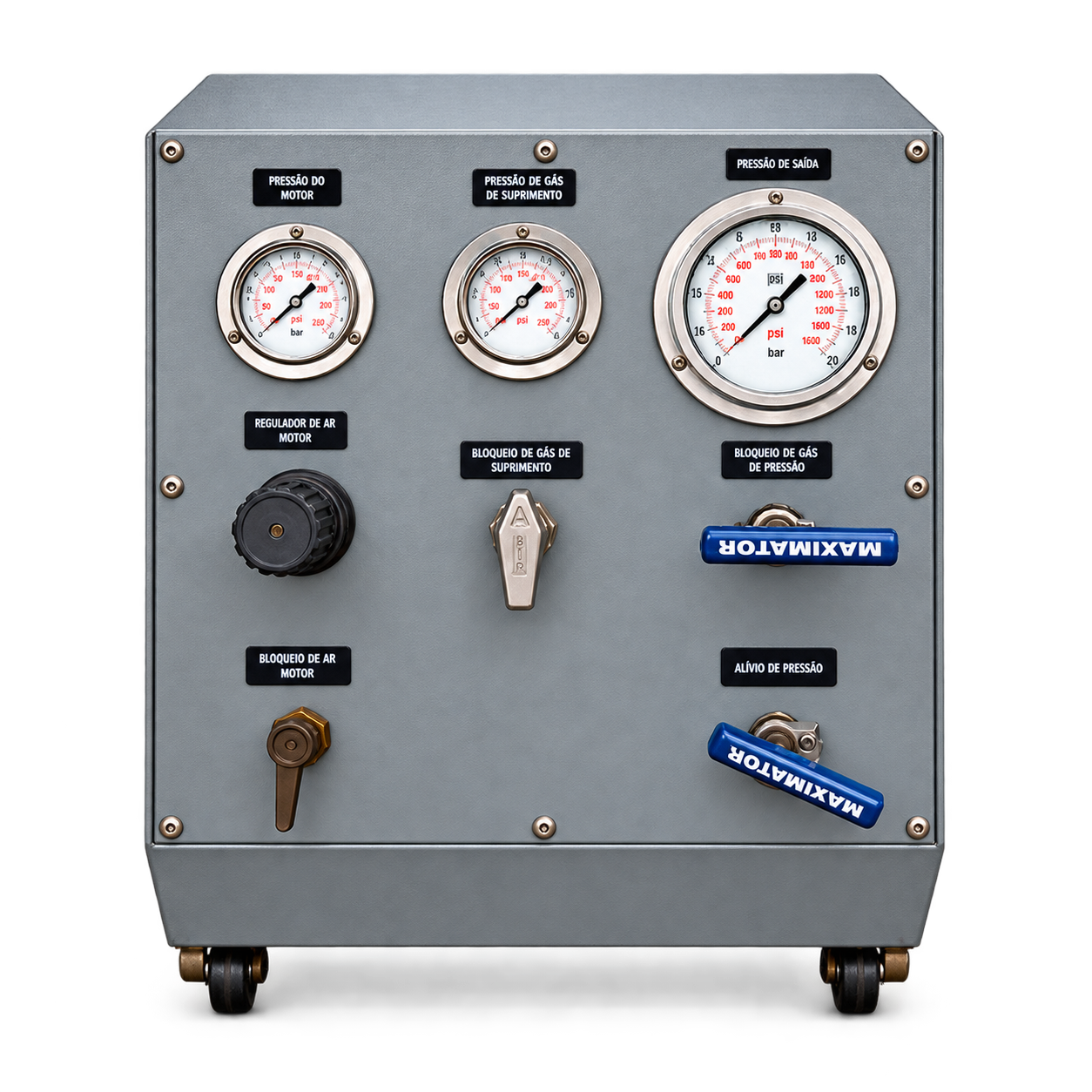 Renderização da unidade de pressão Booster AG-75